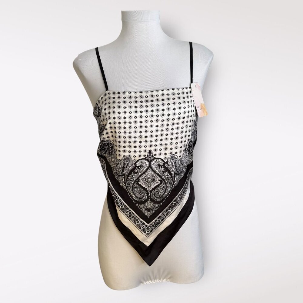 New Collection White and Black‎ Bandana Top